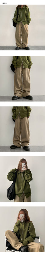 Chien Carpenter Cotton Wide Pants