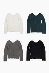 Destroy v-neck knit
