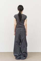 (W) Cap Modal Layered Top