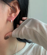 (silver925) ミニローズワンタッチピアス *silver
