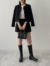 Puff Strap Short Sleeve Blouse