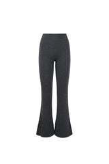Classic slit Bootcut Pant (CHARCOAL)