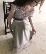 yours ❤ letter one shoulder top