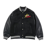 24FW ピクセルベアアートワークバーシティジャケット ブラック