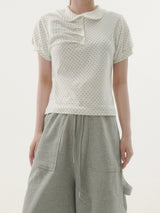 リックドットカラーショートスリーブTシャツ-3C