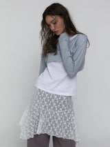 Cotton Cropped Top_Skyblue