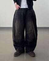 Letic Dart Tinted Black Wide Denim
