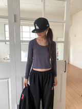 MILD U-NECK LONG SLEEVE (4C)