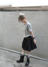 adorntie オフショルダー Tシャツ (grey)
