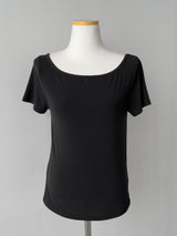 Jelly boat neck short sleeve t-shirt