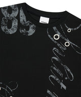 トゥルースアイレットTシャツ_ブラック