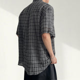 Rake Frash Checkered Short-Sleeved Shirt (5 colors)