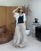 Lean Color Matching Line Sleeveless