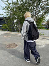 ストリングバルーンデニムワイドパンツ 2color