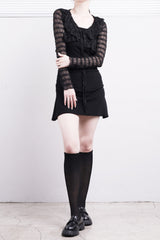 Elle see-through cardigan + Nashi one-piece set