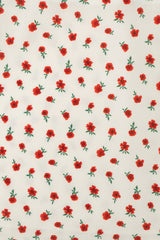 Flower mini skirt_ivory