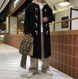  Liu Wool Overfit Duffel Coat