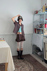 TIE SHEER SHIRT