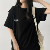 Hattie Oversized-Fit Logo Lettering Vest