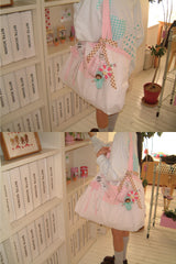 [BITTE DOSAN X SHAKIRI] PINK DOOR REVERSIBLE BAG (PINK)