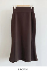 Matune Slit Span Mermaid Skirt