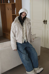 Lining padding) Shani padding blouson jacket