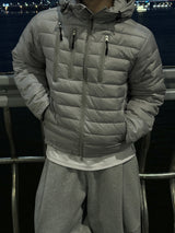 Tech multi-pocket hooded lightweight padding