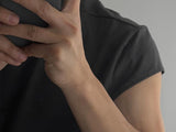 ASCLO モックネックフレンチスリーブTシャツ (3color)