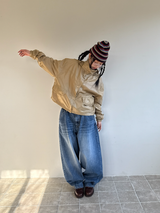 グロッシーウィンドジャンパー (beige)