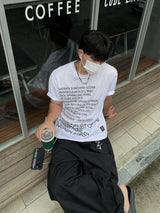 グレッシーSloクロップド半袖Tシャツ 3C