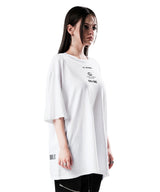 NO.122 バーコード Tシャツ ホワイト