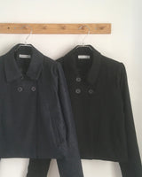 [MADE] Duri Collar Pocket Two-Button Double Jacket