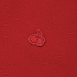 KIRSH PLAIN SLIM FIT PIQUE T-SHIRT - RED