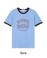 ティエンモーターサイクルリンガー半袖Tシャツ