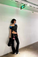 アシンショルダーエンブロイダードポロ