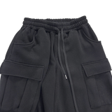 fluff cargo sweat pants