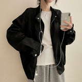 Port boxy shuffle neck slit jacket