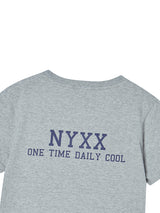  NYX FLAG APLIQUE TEE GREY