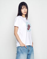26FW ウーマンローリング ストーンズスパングレスショートスリーブ Tシャツ