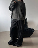 [Unisex] モヘアヘビーニット(2color)