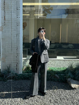 LMN Berlin Heavy Stripe Wool Blazer (2 colors)