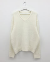 [MD Pick]ヒメウールタッチVネックニット
