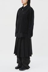 (W) エステルレーヨンシャツ (3color)