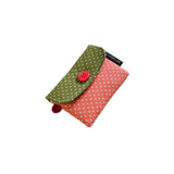 Simple Card wallet _Tomato