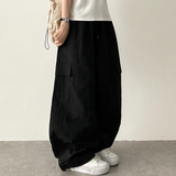 Roa Baslock Nylon Cargo Wide Pants