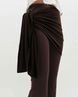 Layered Wrap Tie _ NAVY
