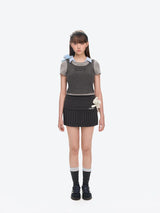 13DE MARZO Doozoo Knitted Pleated Skirt