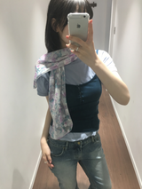 Epo Sheer Button Sleeveless (6color)