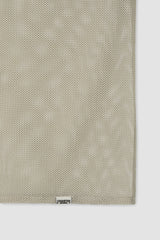 Sheer Mesh Shirt / Beige