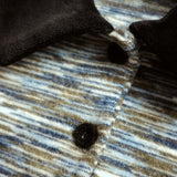 Marble Stripe Collar Tee (blue)